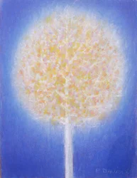 (Ölpastell auf Leinwand)